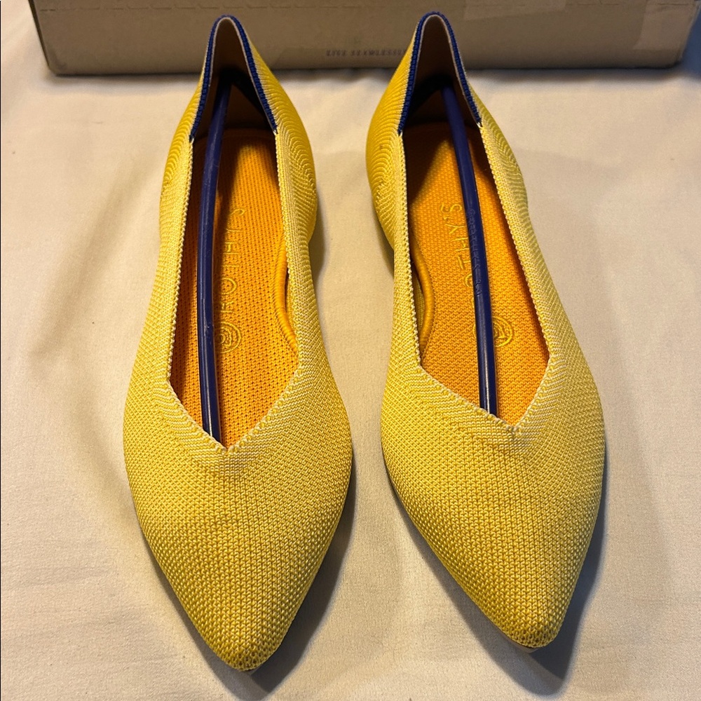 Rothy’s New w/box Size 8 Yellow Women's Flats